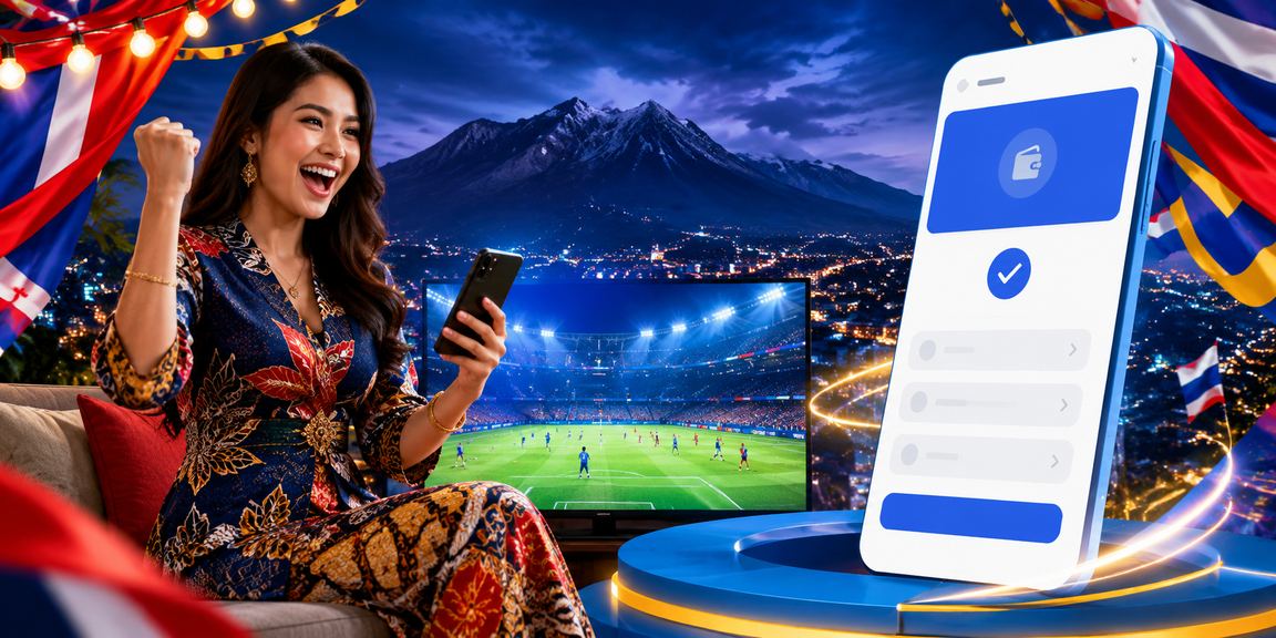 Proses deposit menggunakan e-wallet bergaya batik Sabah untuk pertaruhan sukan dalam talian